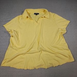 Casual Yellow Polo Top - Lauren Ralph Lauren